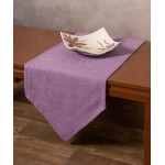 Τραβέρσα (45x170) Μονόχρωμη Ψάθα Newhome 9925 Λιλά