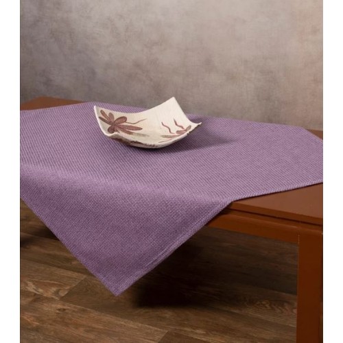 Τραπεζοκαρέ (135x135) Μονόχρωμο Ψάθα Newhome 9925 Λιλά