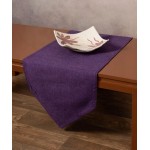 Τραβέρσα (45x170) Μονόχρωμη Ψάθα Newhome 9925 Μωβ