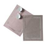 Σουπλά (35x45) Διπλής Όψης Newhome BG18 Αμέθυστος-Ανοικτό Γκρι