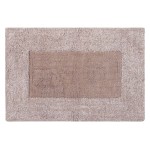 Πατάκι Μπάνιου (70x160) Βαμβακερό Με Πλαίσιο Newhome Geometrical Μπεζ