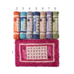 Πατάκι Μπάνιου (50x80) Βαμβακερό Newhome Λουλούδι Μωβ