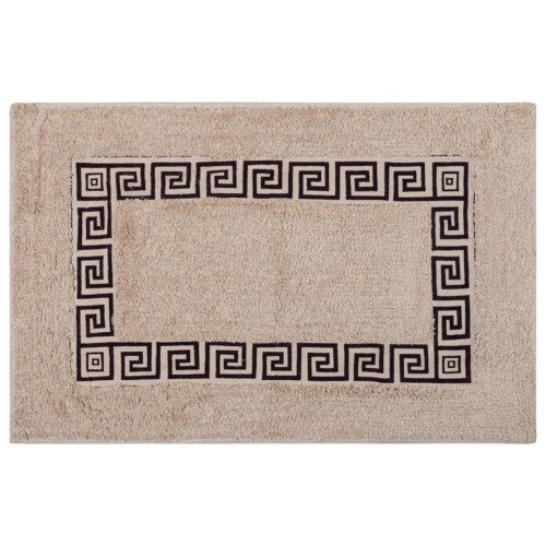 Πατάκι Μπάνιου (40x60) Βαμβακερό Newhome Μαίανδρος Καφέ