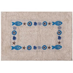 Πατάκι Μπάνιου (40x60) Βαμβακερό Newhome Μάτι Μπλε