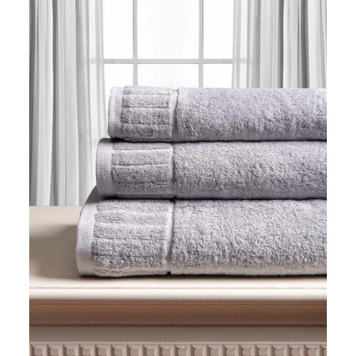 Πετσέτα Προσώπου (50x100) Βαμβακερή Newhome Μελωδία Ανοιχτό Γκρι