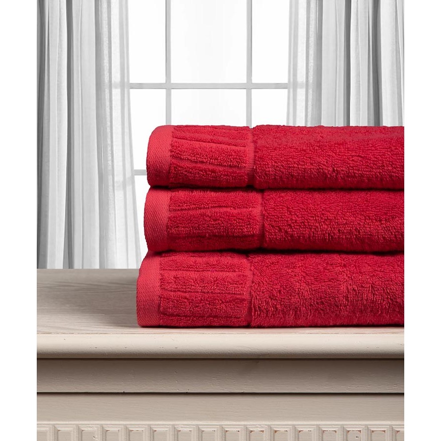 Πετσέτα Προσώπου (50x100) Βαμβακερή Newhome Μελωδία Κόκκινο Πετσέτα Προσώπου (50x100) Βαμβακερή Newhome Μελωδία Κόκκινο