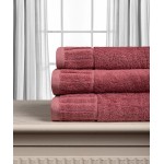 Πετσέτα Προσώπου (50x100) Βαμβακερή Newhome Μελωδία Τερακότα