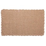 Πατάκι Μπάνιου (60x100) Βαμβακερό Newhome Πλεκτό Μπεζ