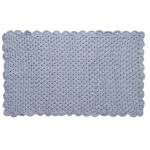 Πατάκι Μπάνιου (70x140) Βαμβακερό Newhome Πλεκτό Σιέλ