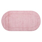 Πατάκι Μπάνιου (50x80) Βαμβακερό Οβάλ Newhome Rococo Poudra