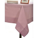 Τραπεζομάντηλο Ροτόντα (Διάμετρος 180εκ.) Μονόχρωμο Με Φάσα Newhome NX031 Λιλά