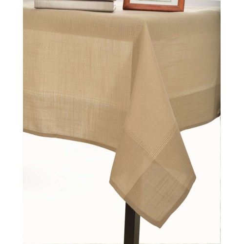 Τραπεζομάντηλο 8 Ατόμων (160x220) Μονόχρωμο Με Φάσα Newhome NX031 Μόκα