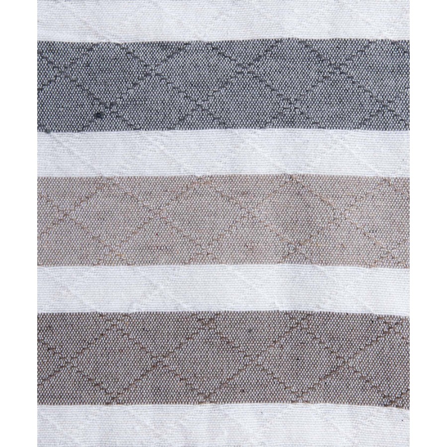 Ριχτάρι για Τριθέσιο Καναπέ (180x320) βαμβακερό Newhome 17250 μπεζ-γκρι