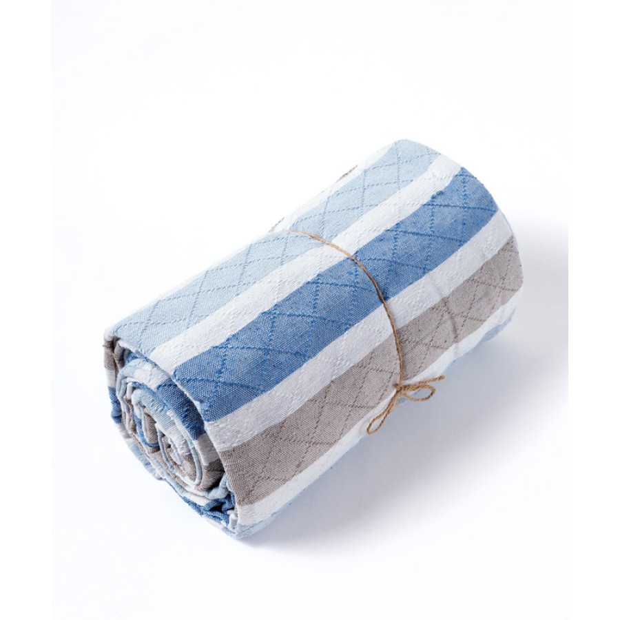 Ριχτάρι για Διθέσιο Καναπέ (180x250) βαμβακερό Newhome 17250 γαλάζιο-μπλε