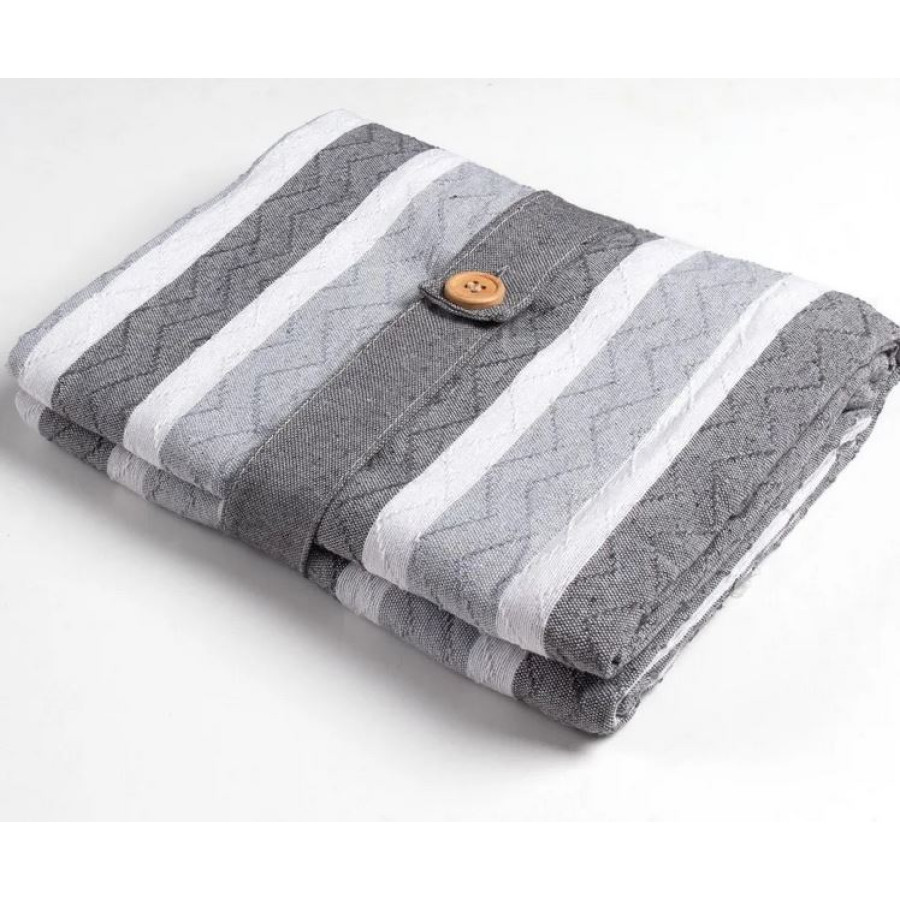 Ριχτάρι για Πολυθρόνα (180x180) Βαμβακερό Newhome 17250 γκρι