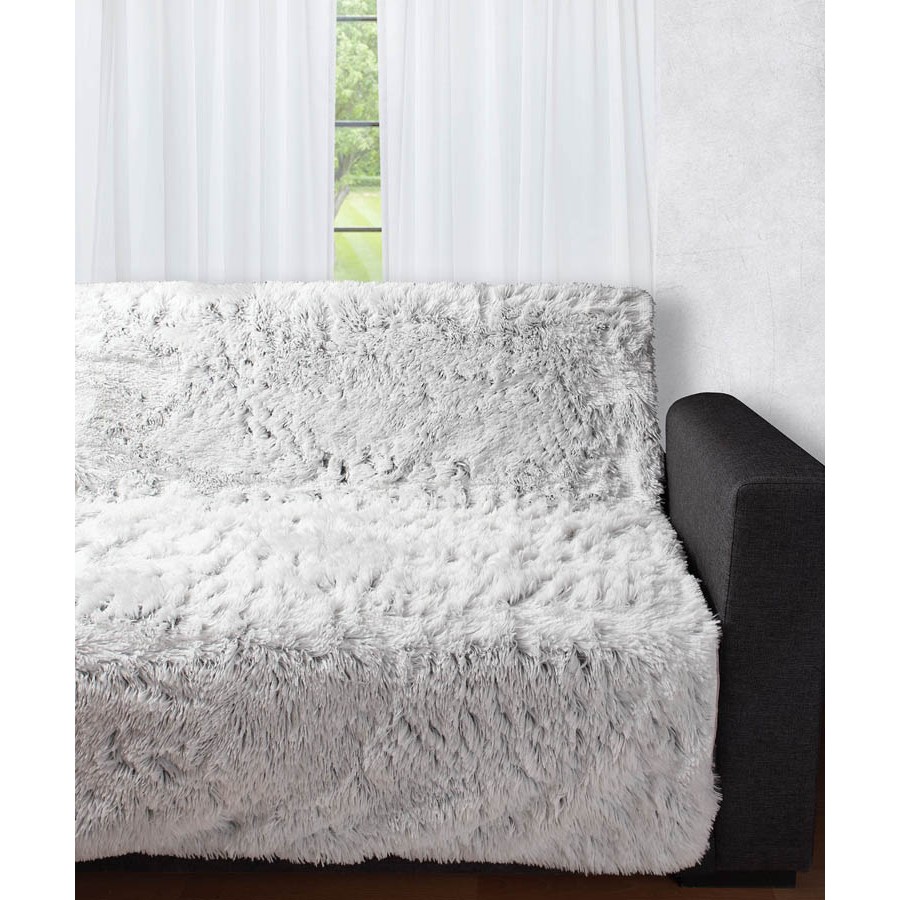 Ριχτάρι-Κουβέρτα για Καναπέ (145x195) Newhome 5336 δίχρωμο-γκρι βάση