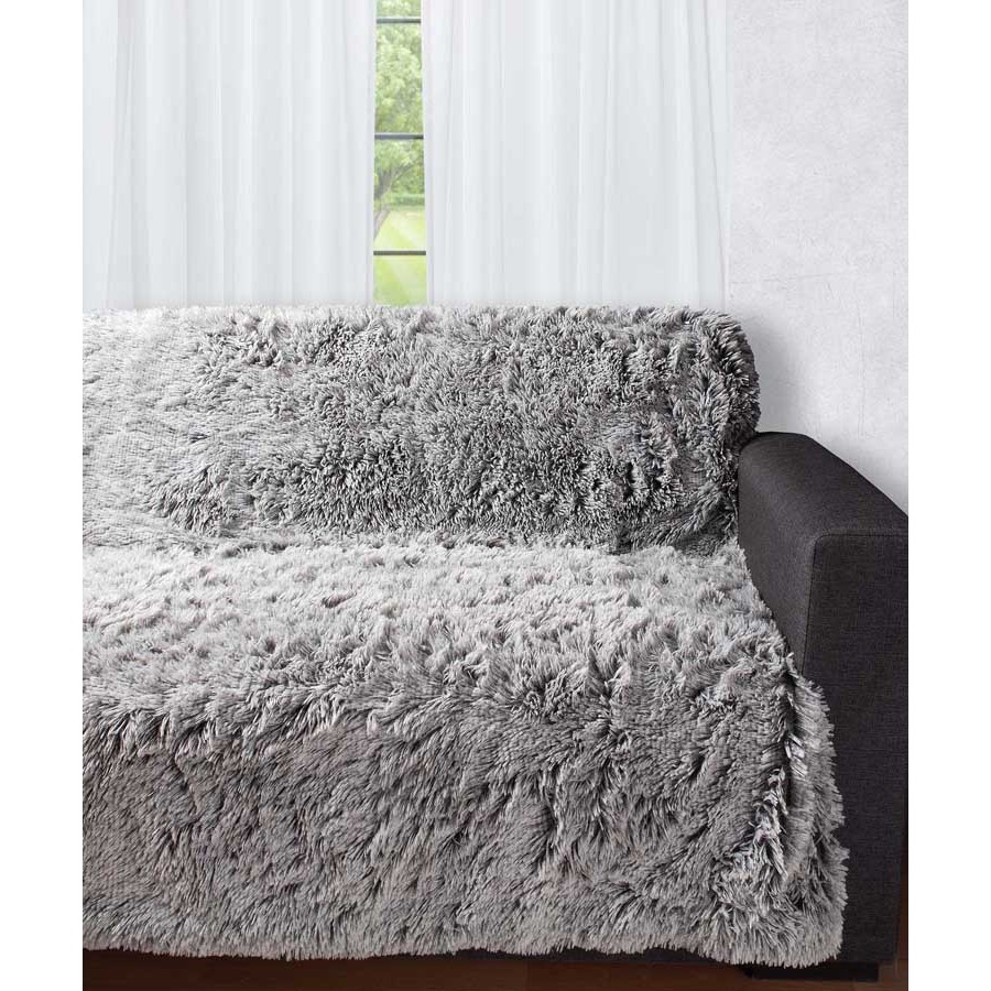 Ριχτάρι-Κουβέρτα για Καναπέ (145x195) Newhome 5336 δίχρωμο-μαύρη βάση