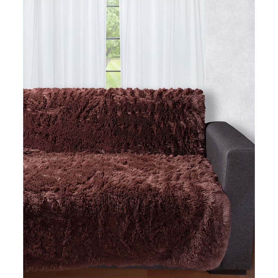 Ριχτάρι-Κουβέρτα για Καναπέ (145x195) Newhome 5336 καφέ