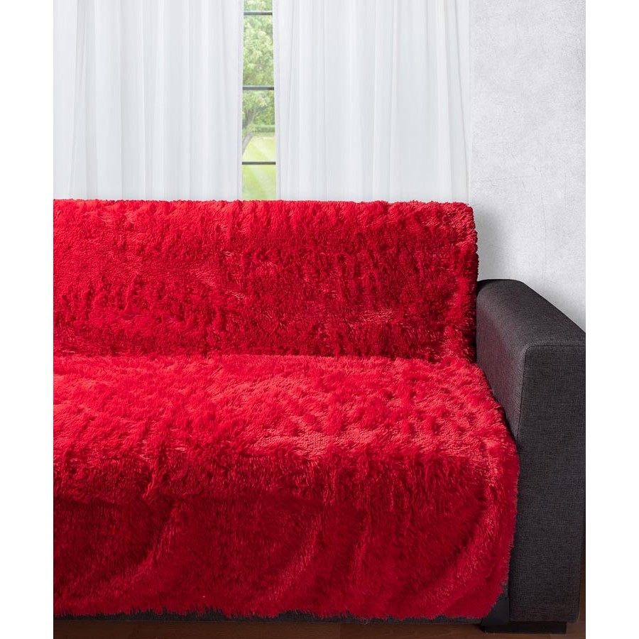 Ριχτάρι-Κουβέρτα για Καναπέ (145x195) Newhome 5336 κόκκινο