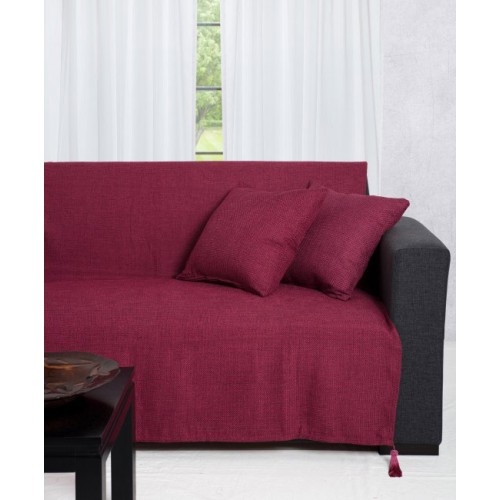 Ριχτάρι για Πολυθρόνα (180x180) ψάθα 4 εποχών Newhome 9925 φούξια