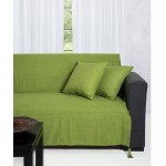 Ριχτάρι για Πολυθρόνα (180x180) ψάθα 4 εποχών Newhome 9925 λαχανί