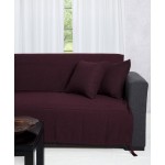 Ριχτάρι για Πολυθρόνα (180x180) ψάθα 4 εποχών Newhome 9925 μελιτζανί