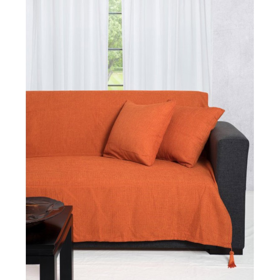 Ριχτάρι για Διθέσιο (180x250) ψάθα 4 εποχών Newhome 9925 πορτοκαλί