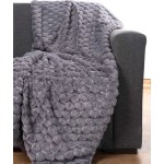 Ριχτάρι Γούνινο για Διθέσιο Καναπέ (170x220) Newhome Mink γκρι