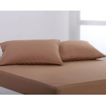 Μαξιλαροθήκες Zεύγος (52x72) Βαμβακερές Newhome Essentials Praline (Καφέ)