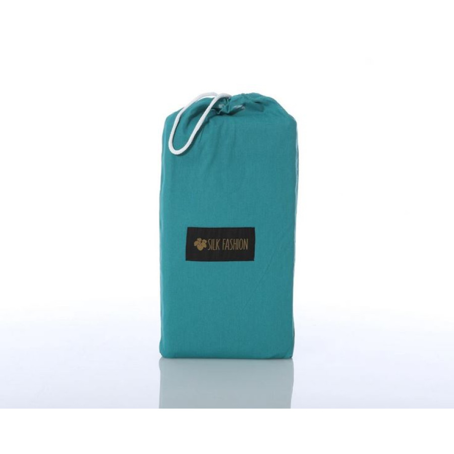 Πανωσέντονο-Σεντόνι χωρίς Λάστιχο Υπέρδιπλο (225x267) Βαμβάκι Newhome Essentials Teal Blue (Πετρόλ)