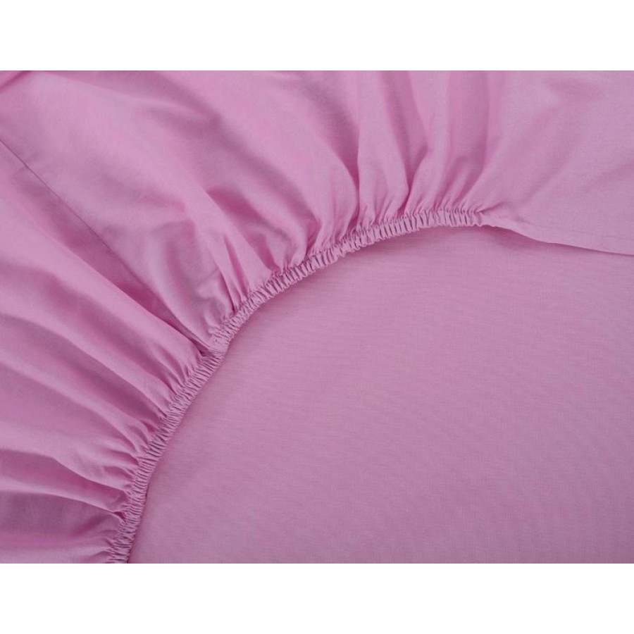 Κατωσέντονο με Λάστιχο Ημίδιπλο (125x200+35) Βαμβακερό Newhome Essentials Pastel Lavender (Ροζ)
