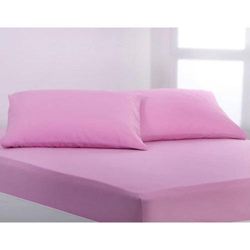 Πανωσέντονο-Σεντόνι χωρίς Λάστιχο Υπέρδιπλο (225x267)Βαμβάκι Newhome Essentials Pastel Lavnder (Ροζ)