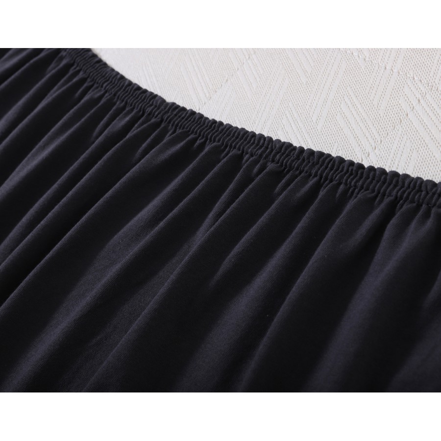 Κατωσέντονο με Λάστιχο Διπλό (160x200+35) Μονόχρωμο No Iron Newhome Jersey Dark Grey