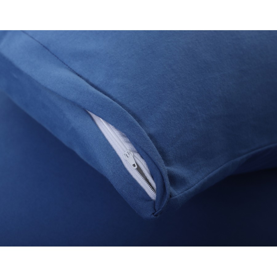 Μαξιλαροθήκες Ύπνου (50x70) Ζεύγος Μονόχρωμες No Iron Newhome Jersey Jean