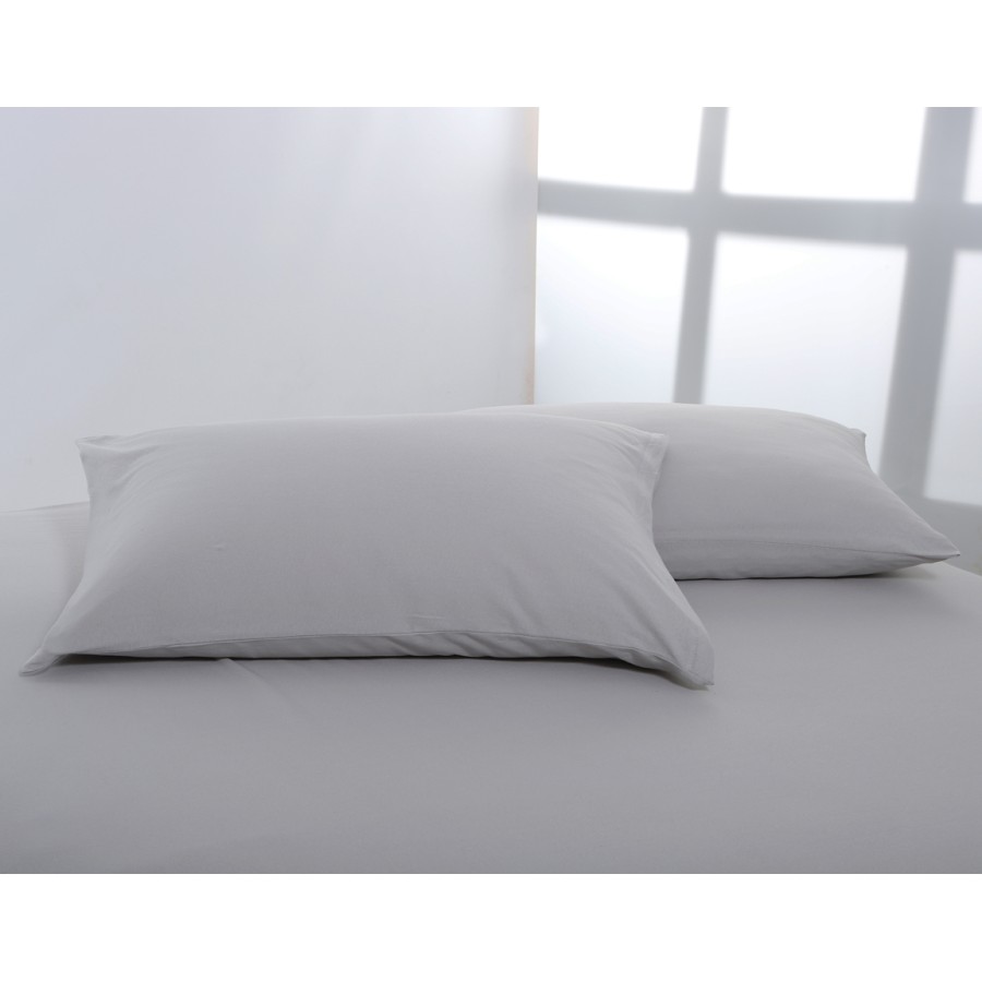 Κατωσέντονο με Λάστιχο Μονό (100x200+35) Μονόχρωμο No Iron Newhome Jersey Light Grey