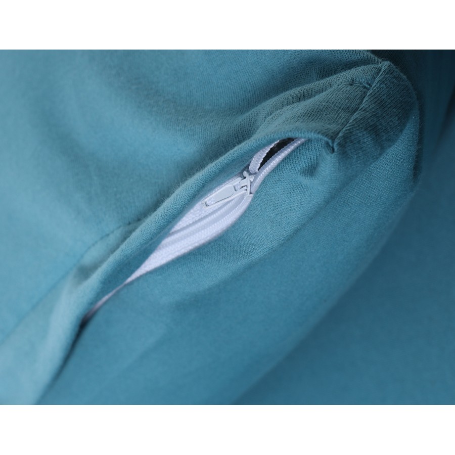 Μαξιλαροθήκες Ύπνου (50x70) Ζεύγος Μονόχρωμες No Iron Newhome Jersey Petrol