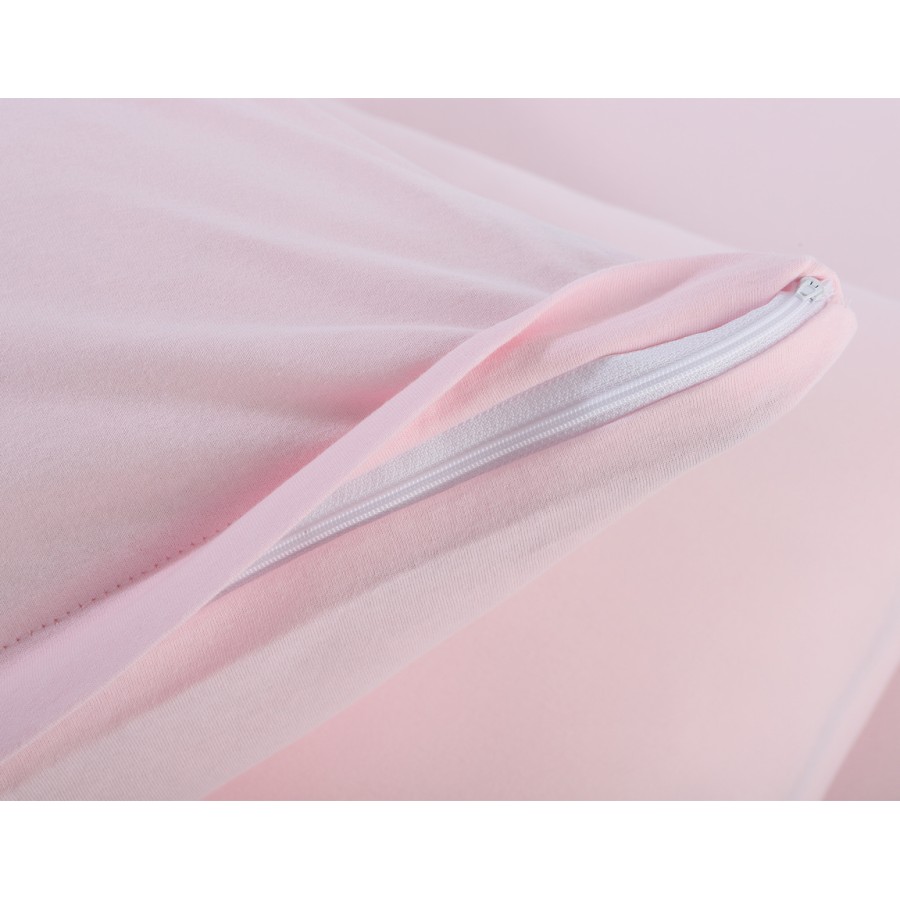 Μαξιλαροθήκες Ύπνου (50x70) Ζεύγος Μονόχρωμες No Iron Newhome Jersey Pink