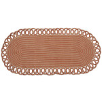 Σουπλά Οβάλ (35x50) Γιούτα Δίχρωμο Newhome 1911 Rust