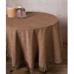 Ροτόντα (Διάμετρος 175εκ) Σενίλ Μονόχρωμο Newhome 055 camel