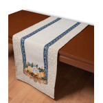 Τραβέρσα (40x150) Στόφα Ζακάρ Ισπανίας Newhome Limes με Λεμόνια