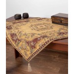 Καρέ (100x100) στόφα σενίλ Newhome TR46 χρυσό