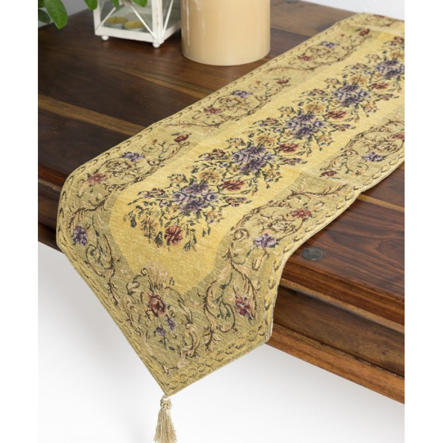 Τραβέρσα (33x180) στόφα σενίλ Newhome TR46 χρυσό