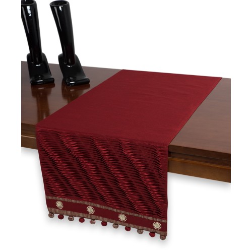 Τραβέρσα (40x170) ταφτάς Newhome 3819 Κόκκινο