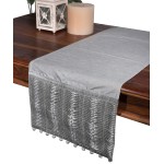 Τραβέρσα (40x170) ταφτάς Newhome 3819 Πλισέ Γκρι