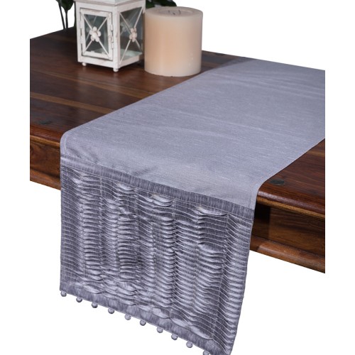 Τραπεζοκαρέ (140x140) ταφτάς Newhome 3819 Πλισέ Μοβ