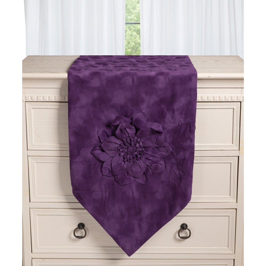 Τραβέρσα βελούδο (40x180) μονόχρωμη Newhome 97b13 Μοβ