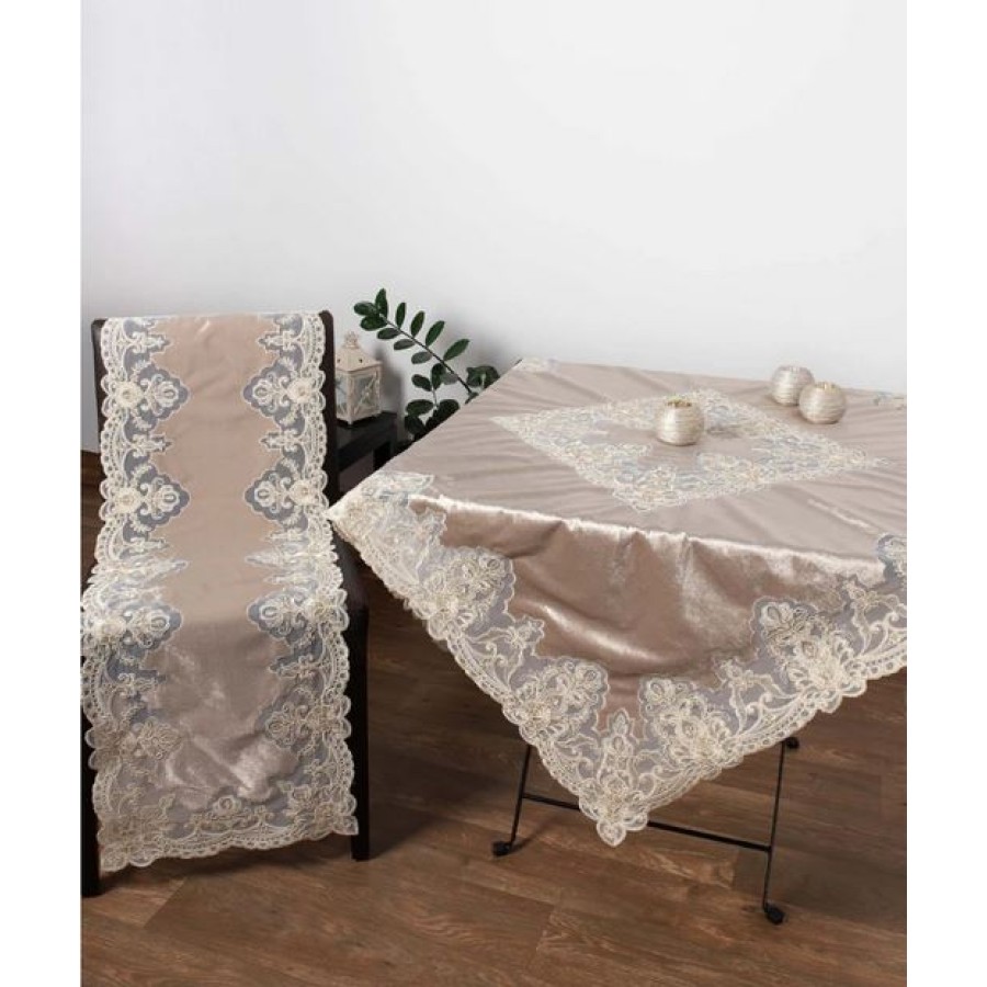 Πετσετάκι (50x50) σατέν Newhome YL169-14B Μπεζ