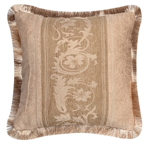Διακοσμητική Μαξιλαροθήκη Φιγούρας (45x45) Newhome 1208 εκρού
