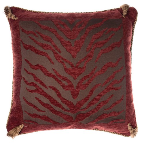 Διακοσμητική Μαξιλαροθήκη Φιγούρας (65x65) Newhome 306 κόκκινο