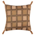 Διακοσμητική Μαξιλαροθήκη Φιγούρας (45x45) Newhome 501 χρυσό